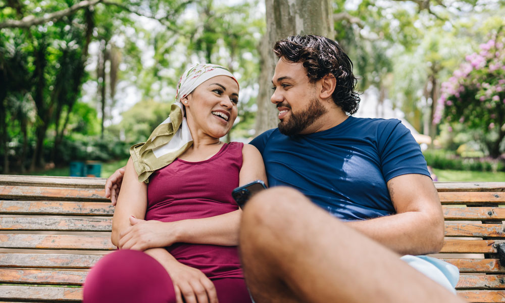 patient at park patient at park