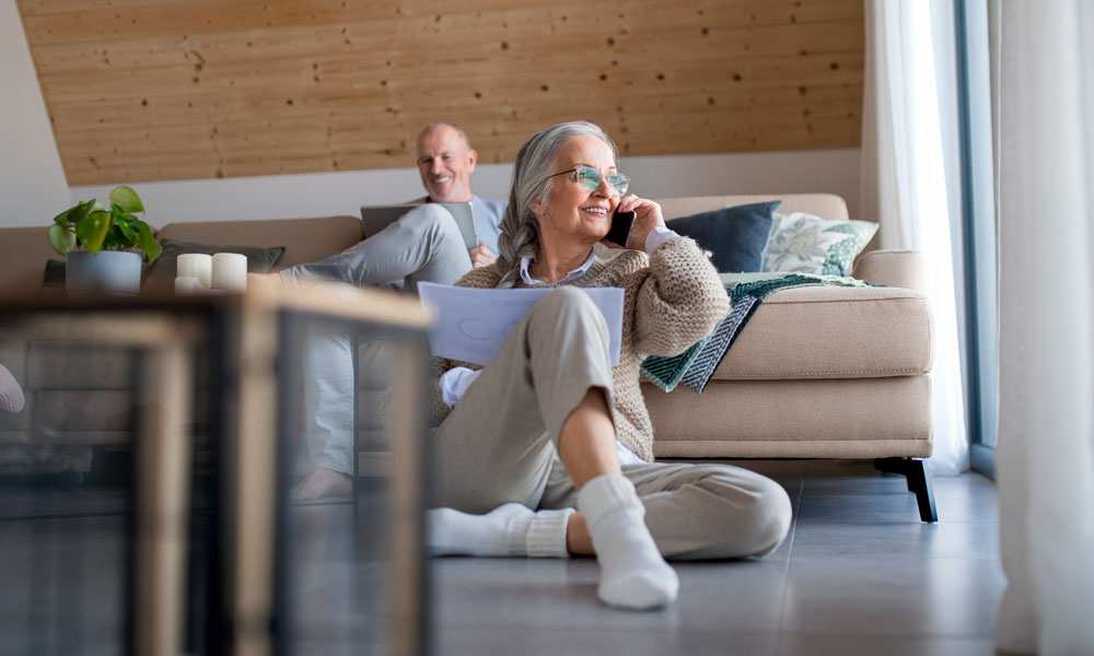 woman at home woman at home